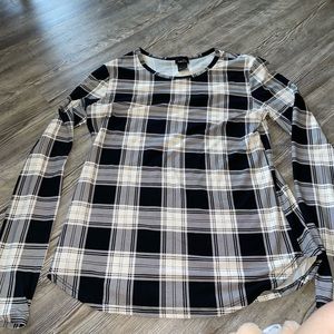 Rue 21 plaid long sleeve. Size L